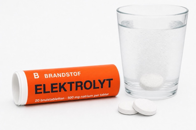 Elektrolyt-bruistabletten: 500 mg natrium per tablet